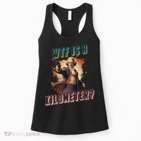WTF Is A Kilometer Funny American George Washington Women's Tank Top thumb 0