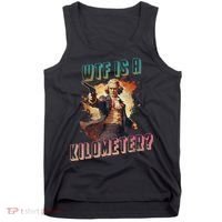 WTF Is A Kilometer Funny American George Washington Tank Top thumb 0