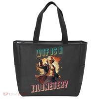 WTF Is A Kilometer Funny American George Washington Tote Bag thumb 0
