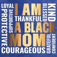 Womens I'm A Black Mom African American Mother's Day Women's Hoodie thumb 2