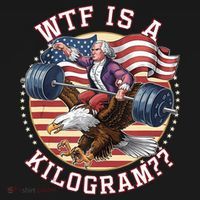 Wtf Is A Kilogram Funny 4th Of July Patriotic Eagle Usa Women's Tank Top thumb 5