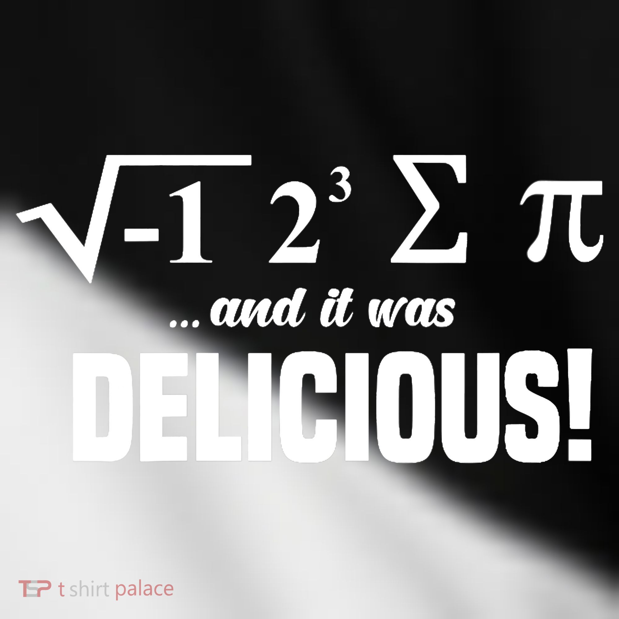 Wo I Ate Some Pie And It Was Delicious Funny Math Pun Pi Day V-Neck Toddler Fine Jersey T-Shirt