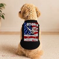 WTF Is A Kilometer American Skeleton Funny Doggie Tank thumb 2