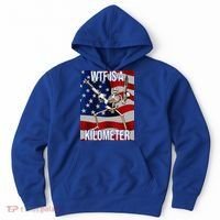 WTF Is A Kilometer American Skeleton Funny Hoodie thumb 0