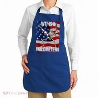 WTF Is A Kilometer American Skeleton Funny Apron thumb 2