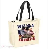 Wtf Is A Kilometer Funny Political Tote Bag thumb 2