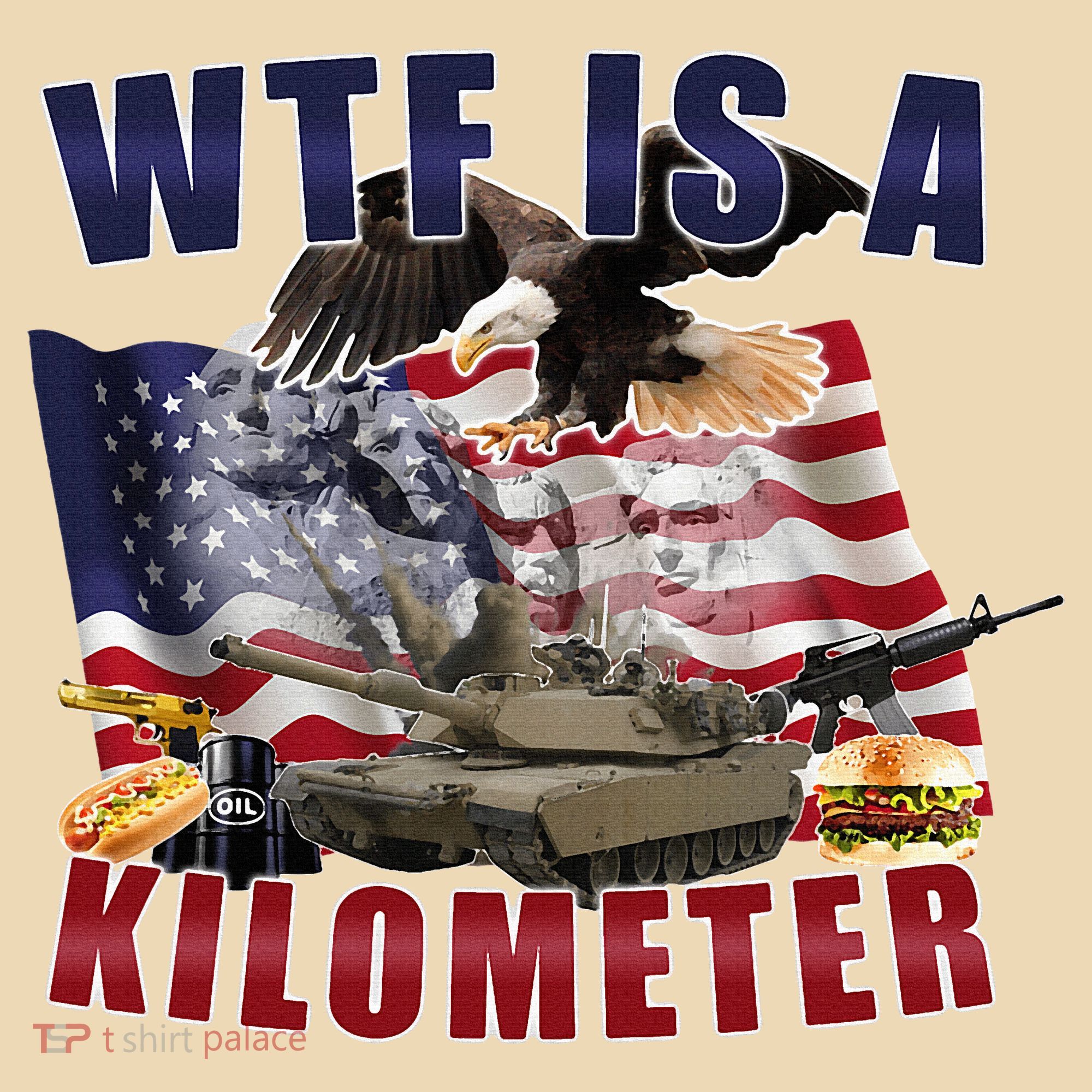 Wtf Is A Kilometer Funny Political Tote Bag