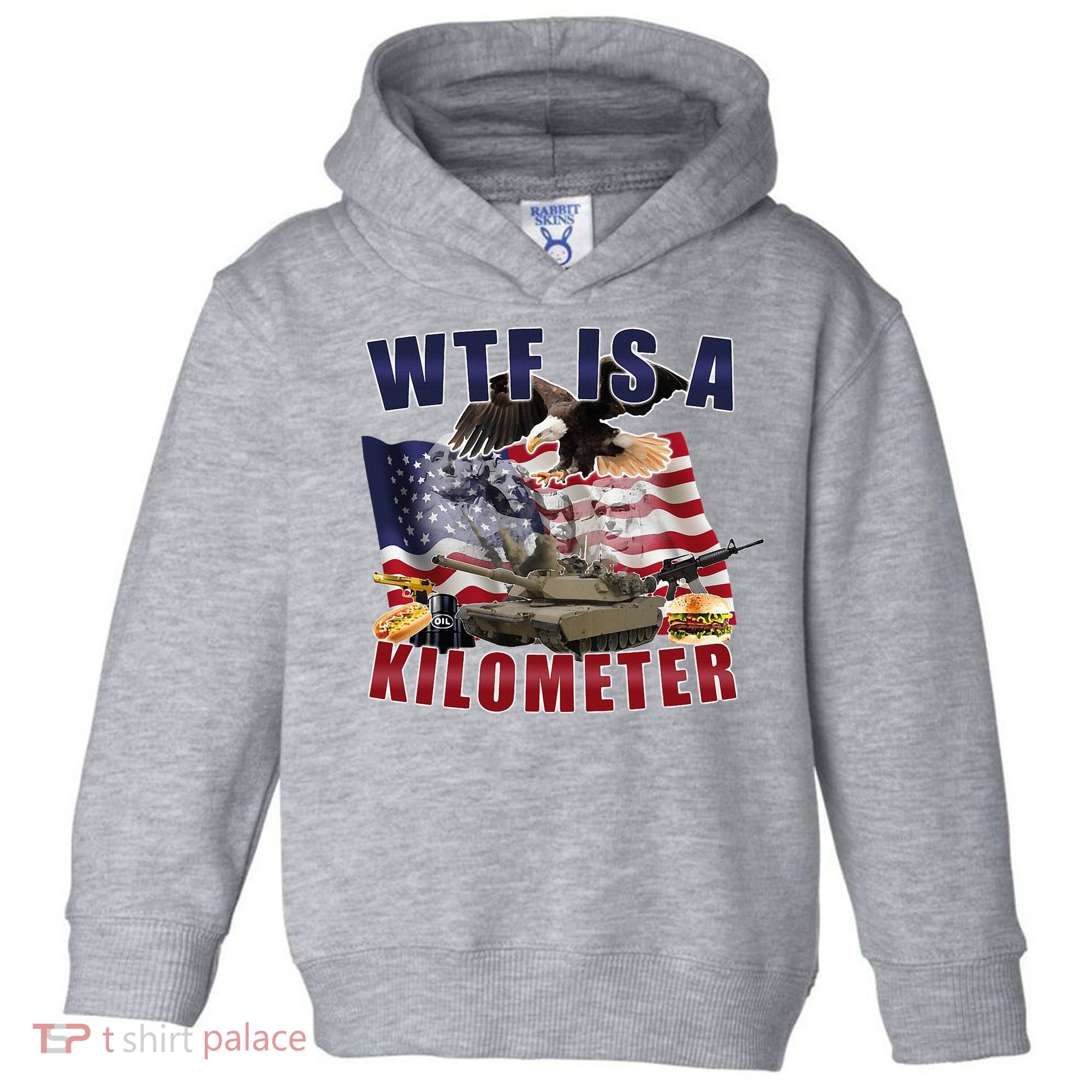 Wtf Is A Kilometer Funny Political Toddler Hoodie