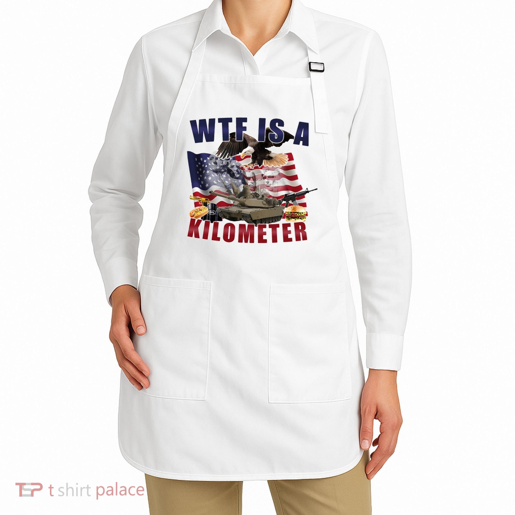 Wtf Is A Kilometer Funny Political Apron