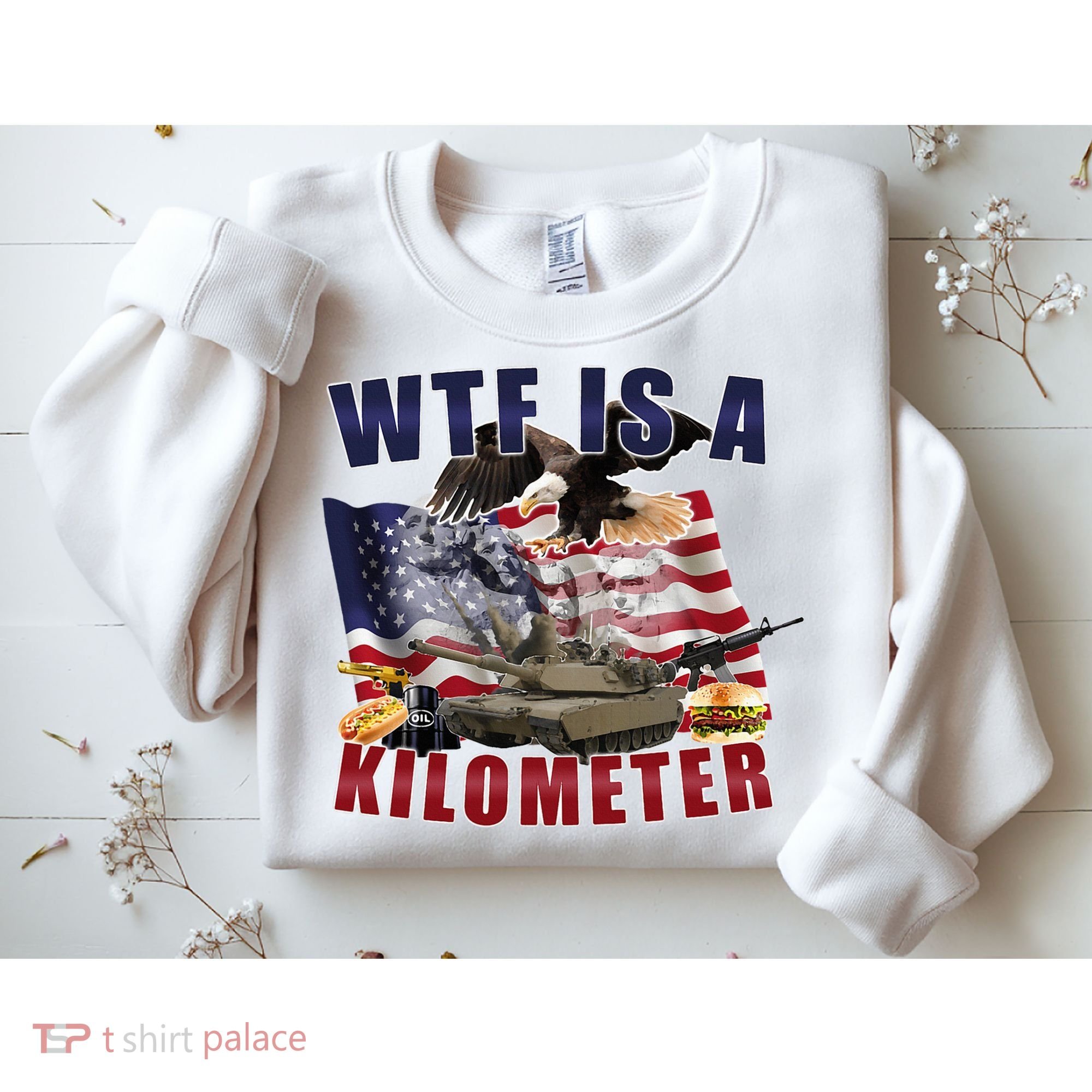 Wtf Is A Kilometer Funny Political Sweatshirt