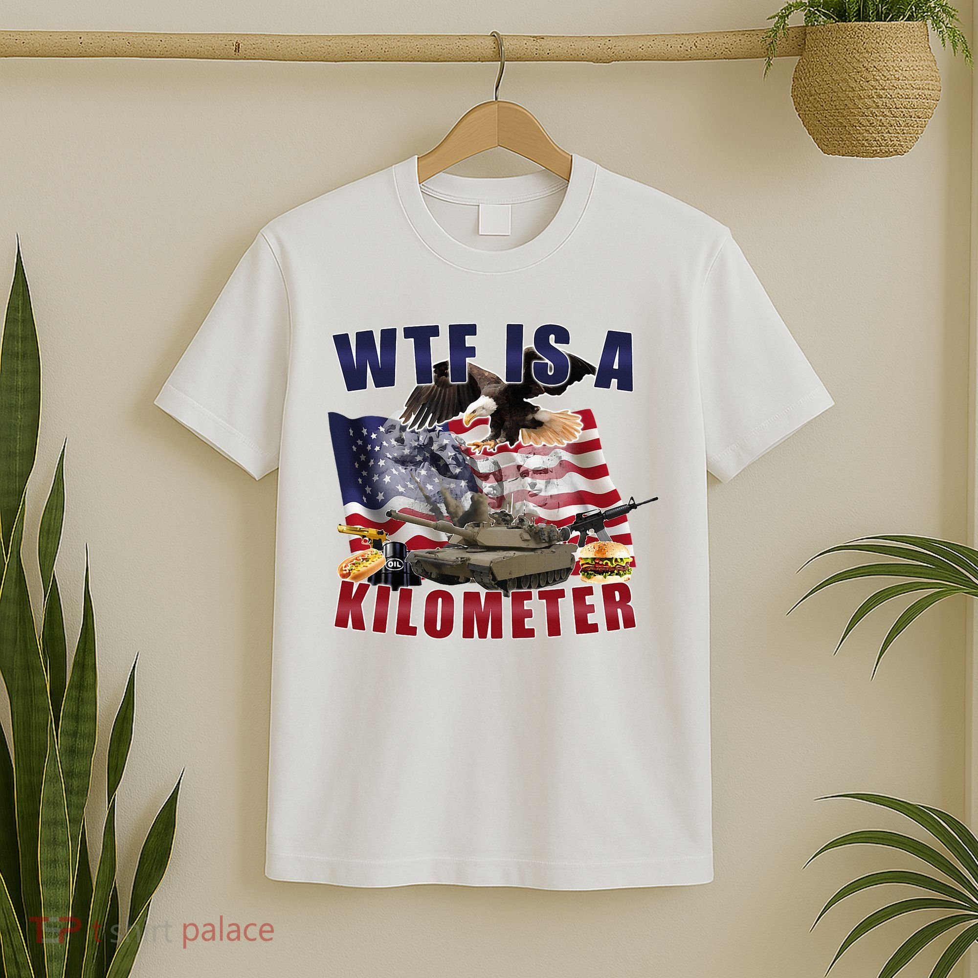 Wtf Is A Kilometer Funny Political T-Shirt