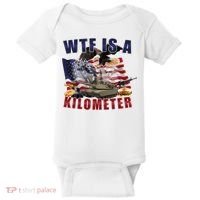 Wtf Is A Kilometer Funny Political Baby Bodysuit thumb 0