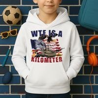 Wtf Is A Kilometer Funny Political Kids Hoodie thumb 2
