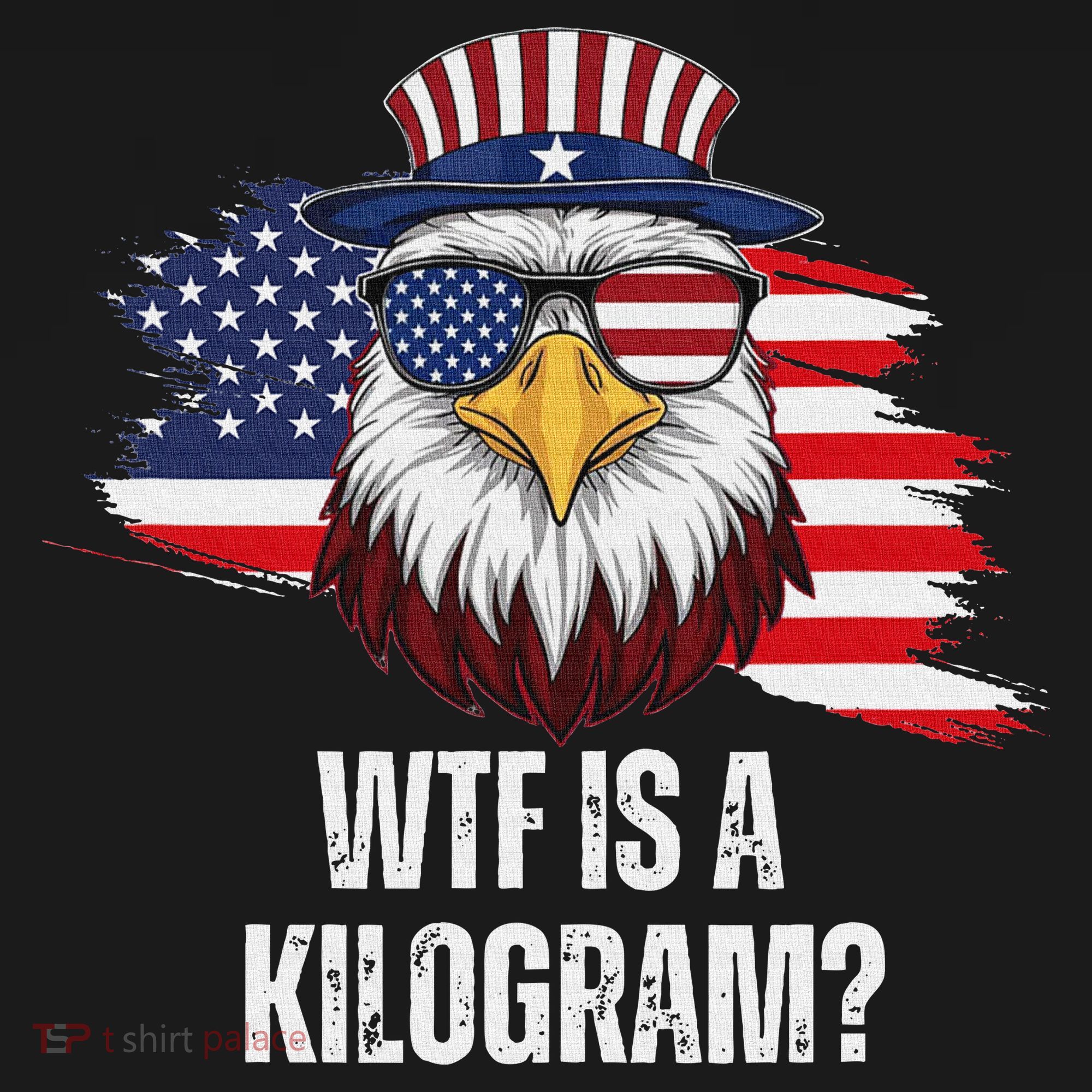 Wtf Is A Kilogram Funny 4th Of July Eagle Usa2024 Patriotic Polo