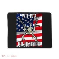 WTF Is A Kilometer July 4th Skeleton Funny Cringey USA Meme Mousepad thumb 0