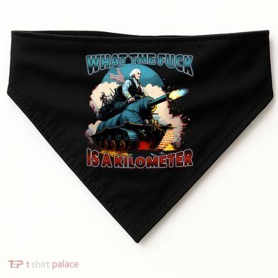 Wtf Is A Kilometer USA-Made Doggie Bandana