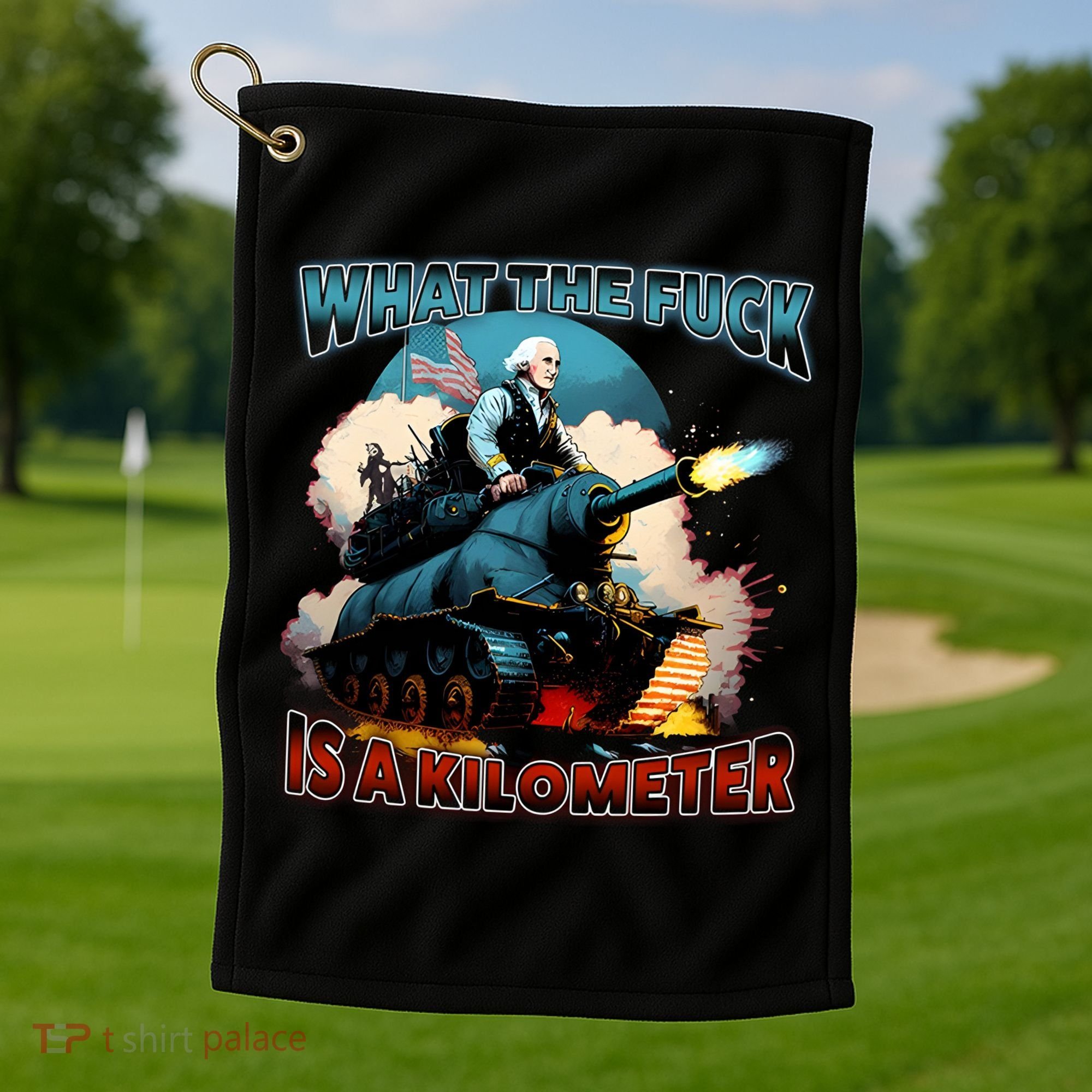 Wtf Is A Kilometer Golf Towel