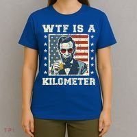 Wtf Is A Kilometer Abe Lincoln July 4th T-Shirt thumb 4