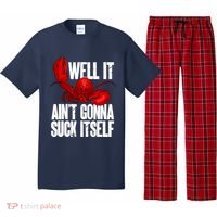 Well It Aint Gonna Suck Itself Lobster Seafood Lover Pajama Set thumb 0