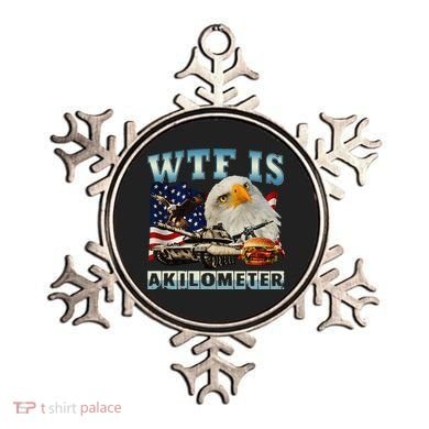 Wtf Is A Kilometer Eagle Badge American Signature Burger Ornament