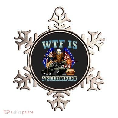 Wtf Is A Kilometer Eagle Badge American Signature Burger Ornament