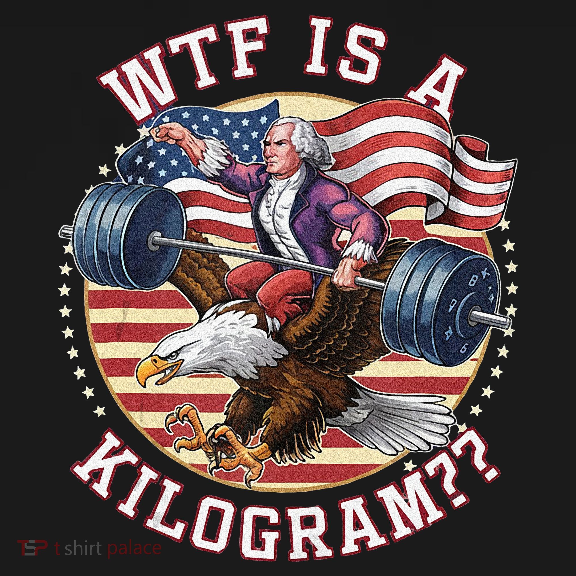 Wtf Is A Kilogram Funny 4th Of July Patriotic Eagle Usa Women's Hoodie
