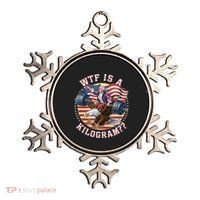 Wtf Is A Kilogram Funny 4th Of July Patriotic Eagle Usa Ornament thumb 0