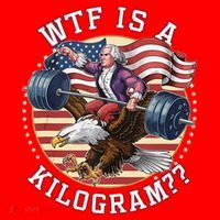 Wtf Is A Kilogram Funny 4th Of July Patriotic Eagle Usa Santa Hat thumb 1