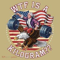 Wtf Is A Kilogram Funny 4th Of July Patriotic Eagle Usa Sweatshirt thumb 2