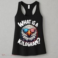 Wtf Is A Kilogram? Funny 4th Of July Patriotic Eagle Usa Women's Tank Top thumb 3