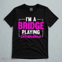 Womens I'm A Bridge Playing Grandma Bridge Card Game T-Shirt thumb 5