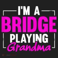 Womens I'm A Bridge Playing Grandma Bridge Card Game Beanie thumb 2