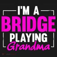 Womens I'm A Bridge Playing Grandma Bridge Card Game Women's Hoodie thumb 2