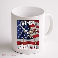 WTF Is A Kilometer Coffee Mug thumb 1