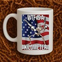 WTF Is A Kilometer Coffee Mug thumb 2