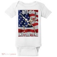 WTF Is A Kilometer Baby Bodysuit thumb 0
