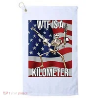 WTF Is A Kilometer Golf Towel thumb 0