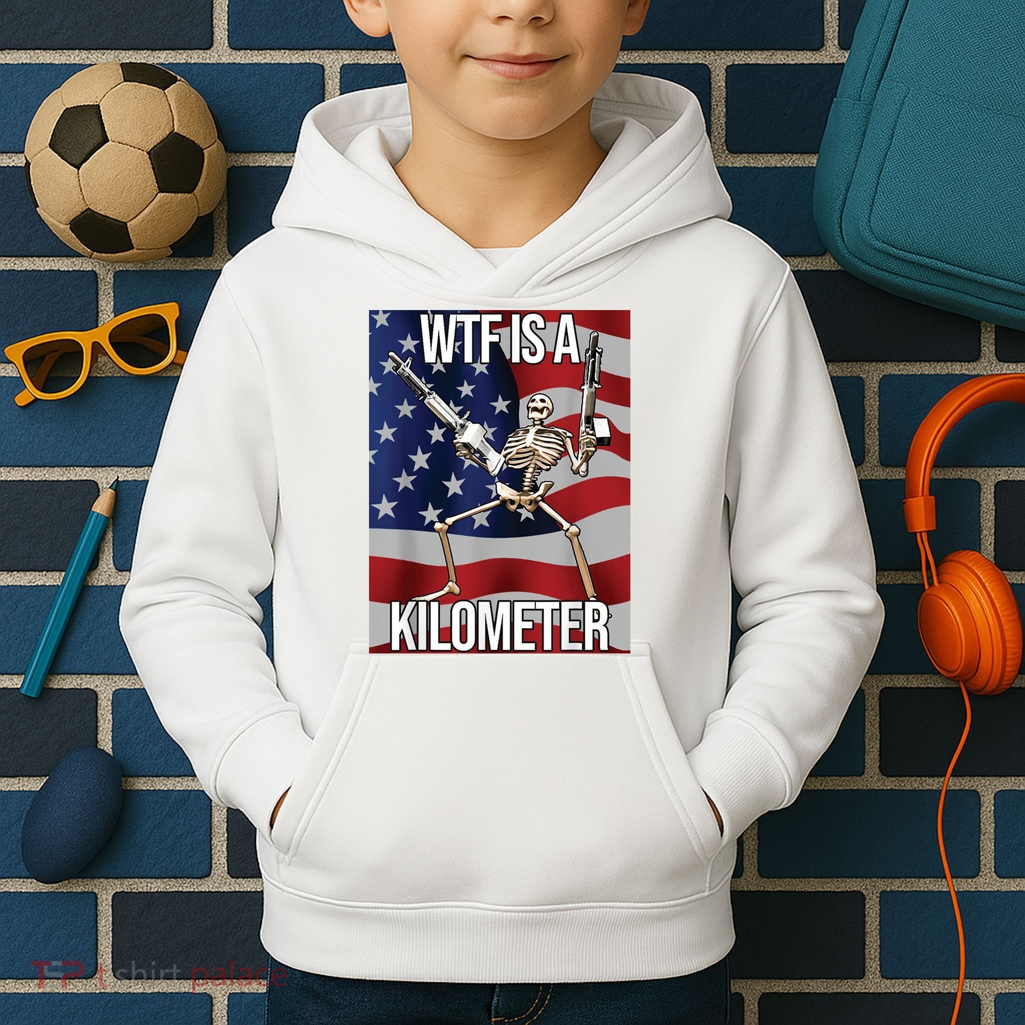 WTF Is A Kilometer Kids Hoodie