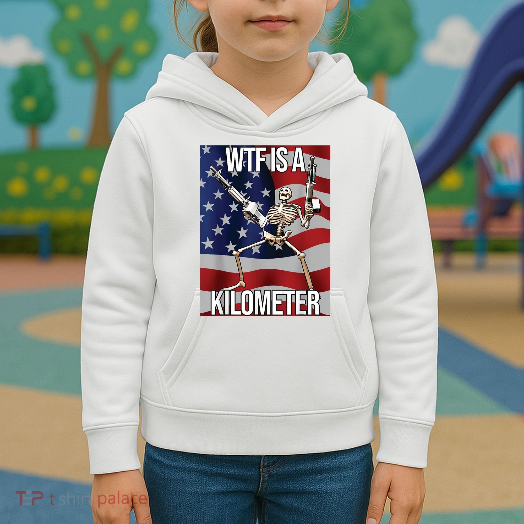 WTF Is A Kilometer Kids Hoodie