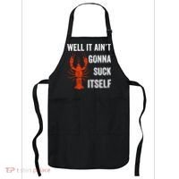 Well It AinT Gonna Suck Itself Crawfish Mardi Gras Gift Apron thumb 0
