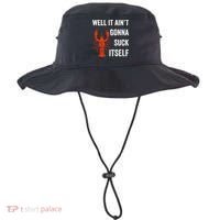 Well It AinT Gonna Suck Itself Crawfish Mardi Gras Gift Bucket Hat thumb 0