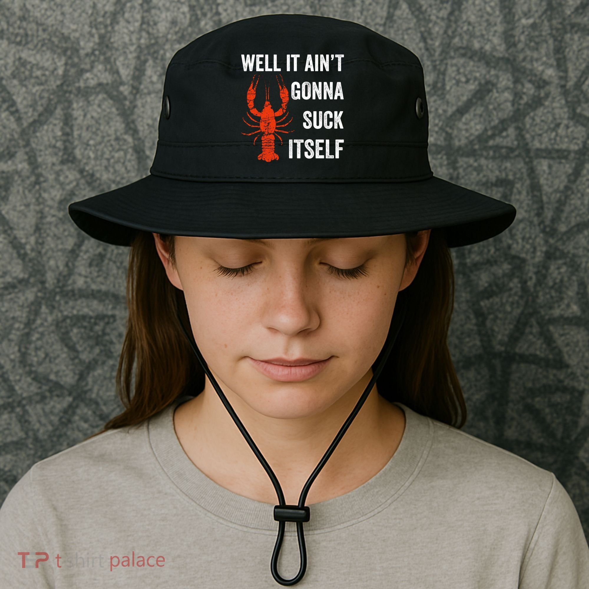 Well It AinT Gonna Suck Itself Crawfish Mardi Gras Gift Bucket Hat