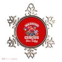Warning It'S A Circus Here Today Carnival Birthday Party Ornament thumb 0
