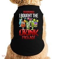 Warning I Bought The Drink Package Funny Cruise Doggie Tank thumb 0