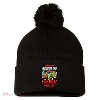 Warning I Bought The Drink Package Funny Cruise Pom Pom 12in Knit Beanie thumb 0