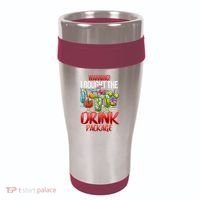 Warning I Bought The Drink Package Funny Cruise 16oz Travel Tumbler thumb 0
