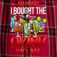 Warning I Bought The Drink Package Funny Cruise Men's Flannel Plaid Pajama Pants thumb 2