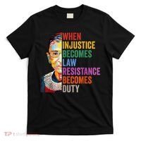 When Injustice Becomes Law Resistance Becomes Duty T-Shirt thumb 0