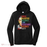 When Injustice Becomes Law Resistance Becomes Duty Women's Hoodie thumb 0