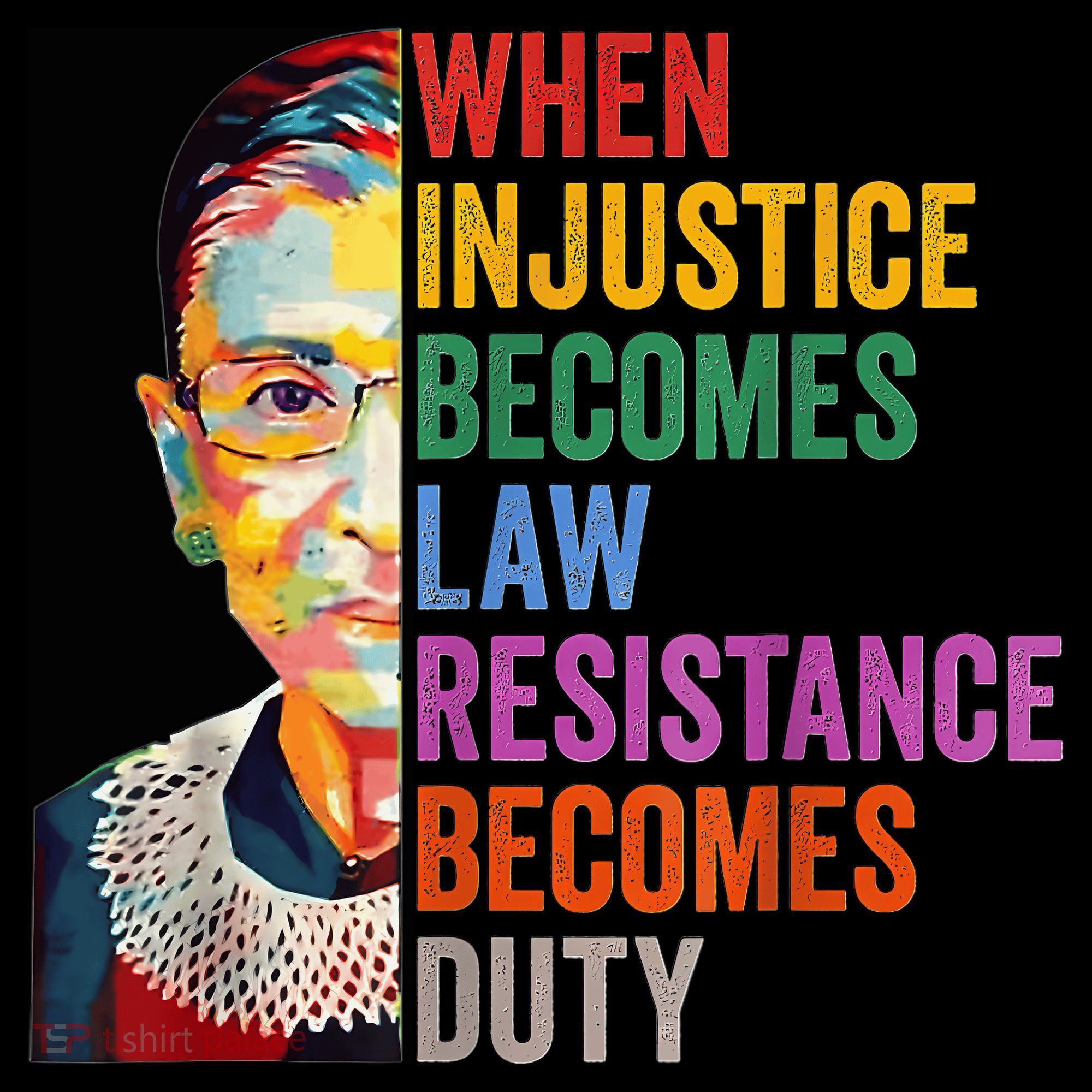 When Injustice Becomes Law Resistance Becomes Duty Mousepad